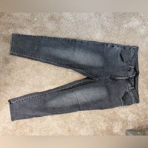 Universal Standard Black and Gray Denim Pants